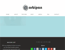 Tablet Screenshot of orbipan.com